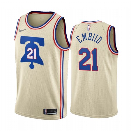 Philadelphia 76ers Joel Embiid 21 2020-21 Earned Edition Pelipaidat Swingman - Miesten